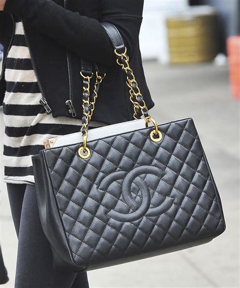 chanel gst black caviar ghw|Chanel Vintage Black Caviar Grand Shopper Tote GST Bag 24k .